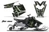 Polaris RMK / PRO-R / Rush / Assault Sled Graphic Kit - 2011-2016 The One Green