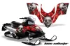 Polaris RMK / Shift / Assault Sled Graphic Kit - 2006-2020 Bone Collector Red