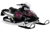 Polaris RMK / Shift / Assault Sled Graphic Kit - 2006-2020 Butterfly Pink