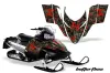 Polaris RMK / Shift / Assault Sled Graphic Kit - 2006-2020 Butterfly Red