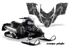 Polaris RMK / Shift / Assault Sled Graphic Kit - 2006-2020 Camoplate Black