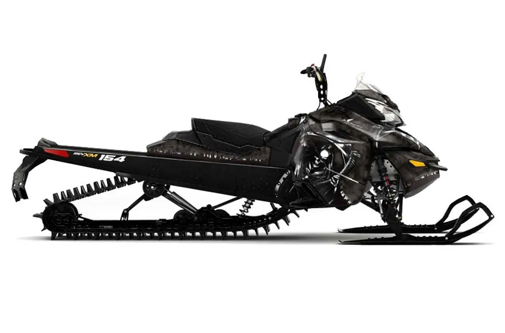 Ski Doo Rev XM Summit Sled Graphic Kit - 2013-2016 Reaper Black