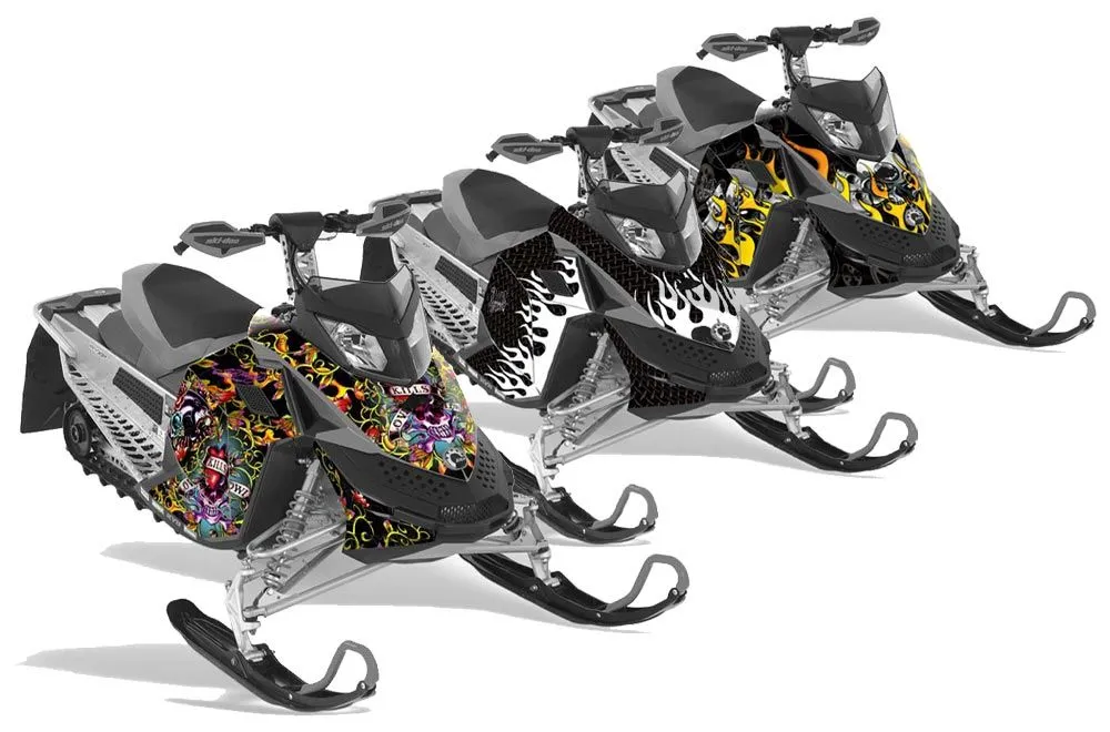 Ski Doo Rev XP Sled Custom Graphic Kit - 2008-2012
