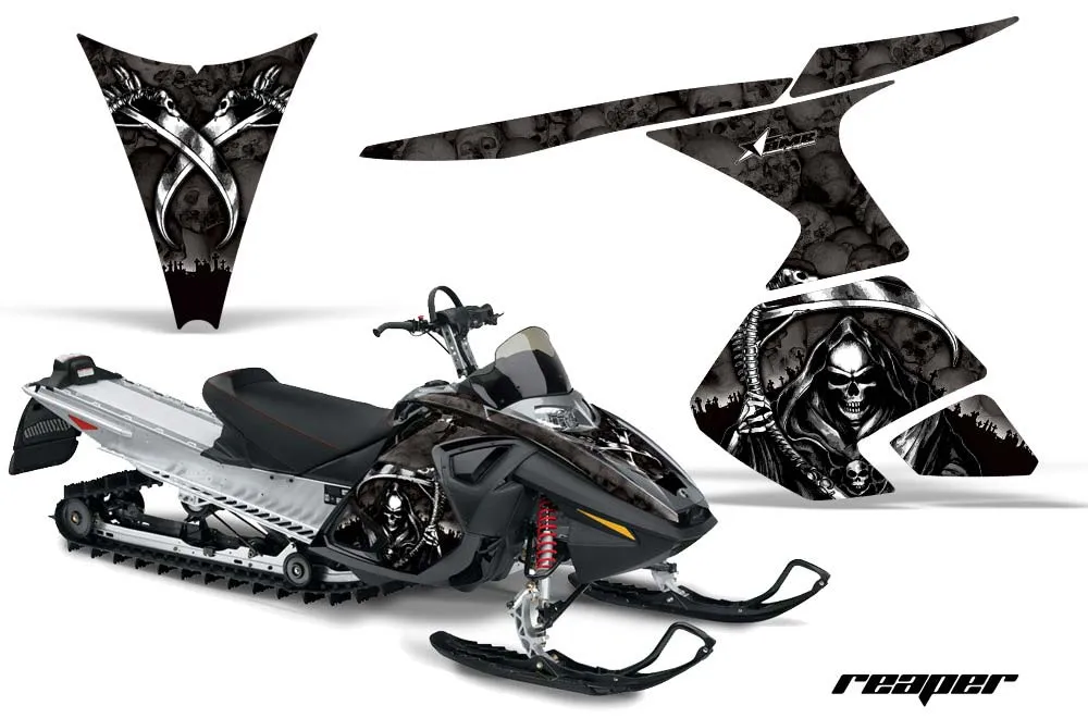Ski Doo RT Sled Graphic Kit - 2005-2009 Reaper Black