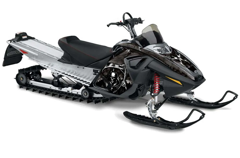 Ski Doo RT Sled Graphic Kit - 2005-2009 Reaper Black