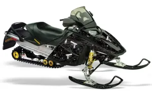 Ski Doo Rev Sled Graphic Kit - 2004-2012 Glock Black