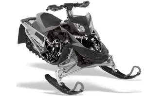 Ski Doo Rev XP Sled Graphic Kit - 2008-2012 Reaper Black