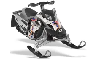 Ski Doo Rev XP Sled Graphic Kit - 2008-2012 T Bomber Black