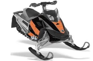 Ski Doo Rev XP Sled Graphic Kit - 2008-2012 Diamond Race Orange