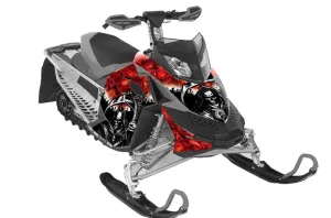 Ski Doo Rev XP Sled Graphic Kit - 2008-2012 Reaper Red