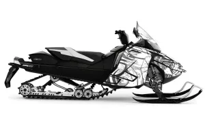 Ski Doo Rev XR Sled Graphic Kit - 2009-2015 Deaden White