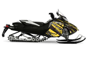 Ski Doo Rev XR Sled Graphic Kit - 2009-2015 In Line Yellow