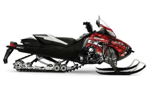 Ski Doo Rev XR Sled Graphic Kit - 2009-2015 Reaper Red