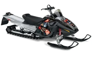 Ski Doo RT Sled Graphic Kit - 2005-2009 Mad Hatter Black