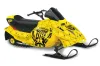 Ski Doo Mini Z Sled Graphic Kit - 2003-2008 Silver Star - Reloaded Yellow