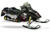 Ski Doo Rev Sled Graphic Kit - 2004-2012 Bone Collector Black