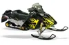 Ski Doo Rev Sled Graphic Kit - 2004-2012 Diamond Flames Yellow