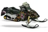 Ski Doo Rev Sled Graphic Kit - 2004-2012 Ed Hardy - Love Kills Black