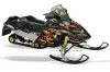 Ski Doo Rev Sled Graphic Kit - 2004-2012 Firestorm Black