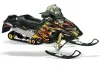 Ski Doo Rev Sled Graphic Kit - 2004-2012 Firestorm Yellow