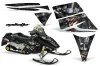 Ski Doo Rev Sled Graphic Kit - 2004-2012 Mad Hatter Silver