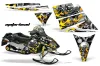 Ski Doo Rev Sled Graphic Kit - 2004-2012 Motorhead Black