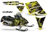 Ski Doo Rev Sled Graphic Kit - 2004-2012 North Star Yellow