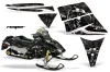 Ski Doo Rev Sled Graphic Kit - 2004-2012 Reaper Black