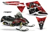 Ski Doo Rev Sled Graphic Kit - 2004-2012 Reaper Red