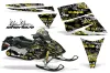 Ski Doo Rev Sled Graphic Kit - 2004-2012 Silver Star - Silverhaze Yellow