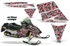 Ski Doo Rev Sled Graphic Kit - 2004-2012 Urban Camo Red