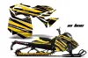 Ski Doo Rev XM Summit Sled Graphic Kit - 2013-2016 In Line Yellow
