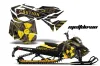 Ski Doo Rev XM Summit Sled Graphic Kit - 2013-2016 Meltdown Black