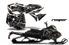 Ski Doo Rev XM Summit Sled Graphic Kit - 2013-2016 Reaper Black