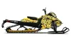 Ski Doo Rev XM Summit Sled Graphic Kit - 2013-2016 Skull Camo Yellow