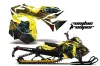 Ski Doo Rev XM Summit Sled Graphic Kit - 2013-2016 Zombie Trooper Yellow
