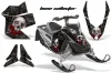 Ski Doo Rev XP Sled Graphic Kit - 2008-2012 Bone Collector Black