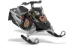 Ski Doo Rev XP Sled Graphic Kit - 2008-2012 Ed Hardy - Pirates Black