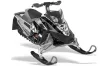 Ski Doo Rev XP Sled Graphic Kit - 2008-2012 Mad Hatter Black