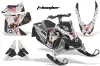 Ski Doo Rev XP Sled Graphic Kit - 2008-2012 T Bomber Black