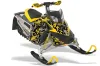 Ski Doo Rev XP Sled Graphic Kit - 2008-2012 Camoplate Yellow