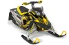 Ski Doo Rev XP Sled Graphic Kit - 2008-2012 Carbon X Yellow