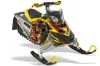 Ski Doo Rev XP Sled Graphic Kit - 2008-2012 Firestorm Yellow