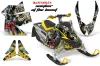 Ski Doo Rev XP Sled Graphic Kit - 2008-2012 Number of the Beast