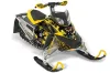 Ski Doo Rev XP Sled Graphic Kit - 2008-2012 Mad Hatter Yellow