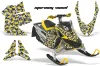 Ski Doo Rev XP Sled Graphic Kit - 2008-2012 Morning Wood Yellow