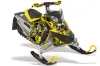 Ski Doo Rev XP Sled Graphic Kit - 2008-2012 Motorhead Yellow