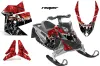 Ski Doo Rev XP Sled Graphic Kit - 2008-2012 Reaper Red