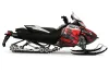 Ski Doo Rev XR Sled Graphic Kit - 2009-2015 Carbon X Red