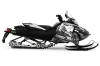 Ski Doo Rev XR Sled Graphic Kit - 2009-2015 Carbon X White